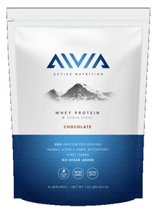Aivia Whey Protein Chocolate 15 Servings - 1.35 Lbs (611 G)