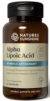 Alpha Lipoic Acid (60 caps) (ko)Glutathione Boosting Supplement